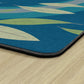 Tranquil Leaves Calming Classroom Rug, view 5