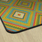 Cozy Quilt Diamond Seating Rug, view 4