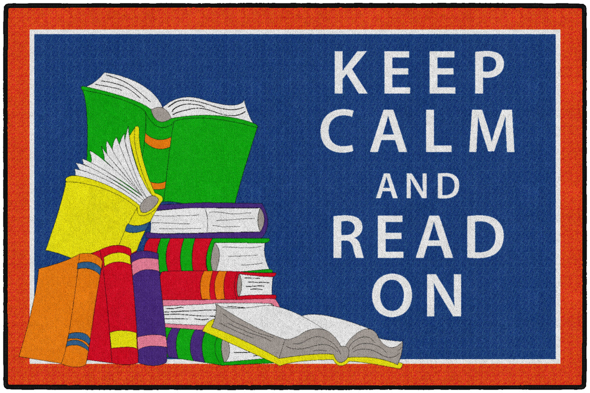 Keep Calm and Read On Reading Rug, view 2