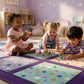 Pastel Star Seating Squares Classroom Rug, view 2