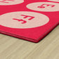 Tone-on-Tone Alphabet Seating Rug, view 4