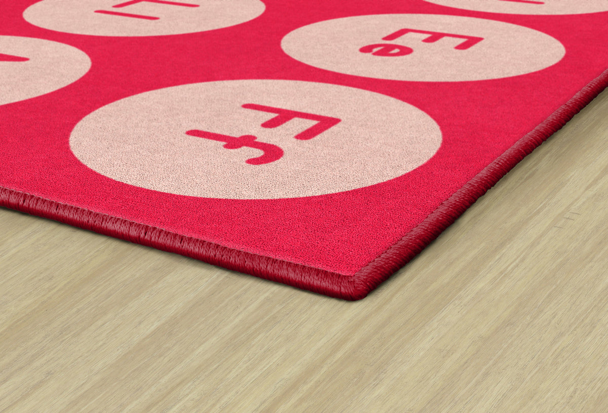 Tone-on-Tone Alphabet Seating Rug, view 4