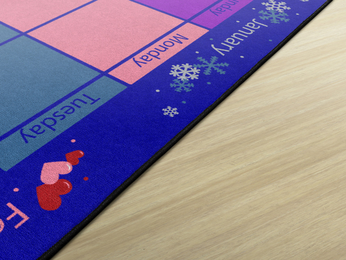 Monthly Calendar Classroom Seating Rug, view 5