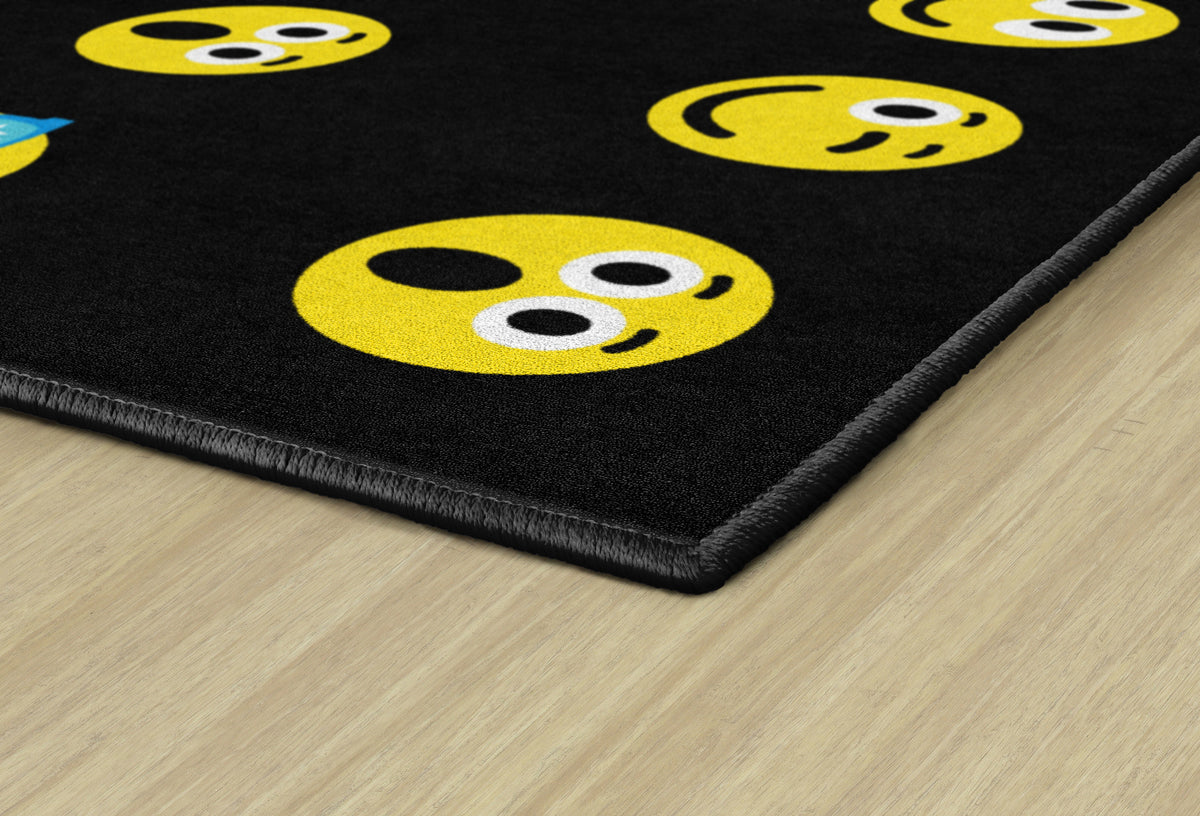 Happy Faces Criss Cross Seating Rug, view 3