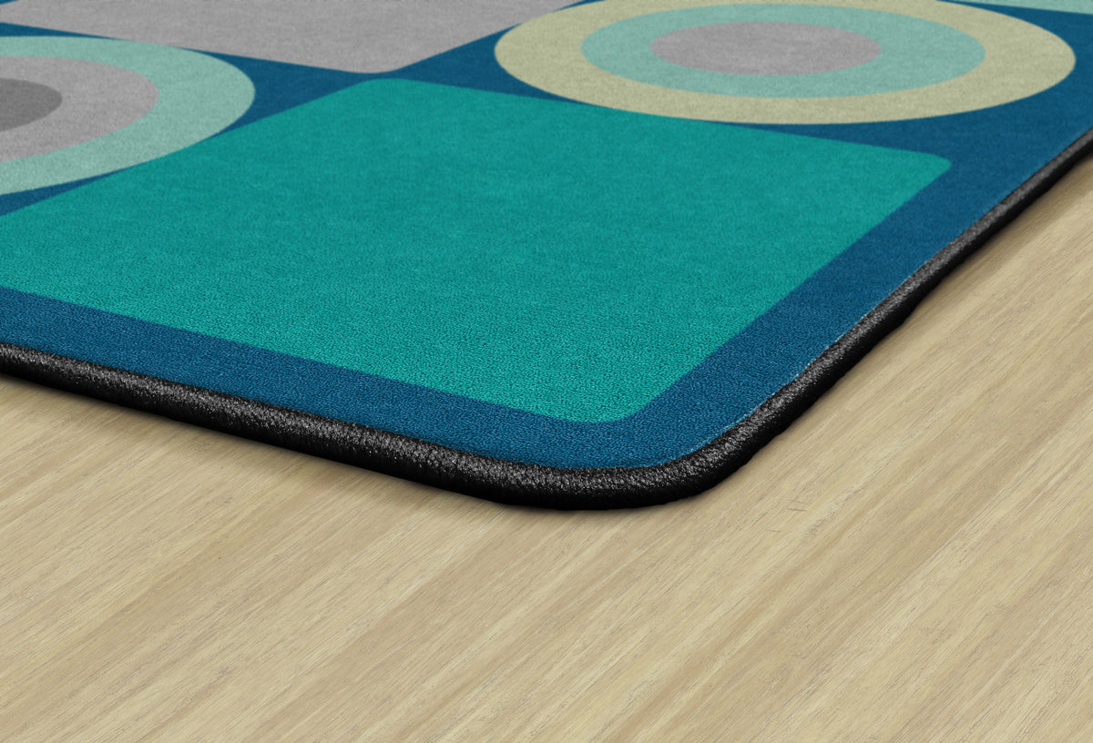 Tranquil Squares Calming Seating Rug, view 5