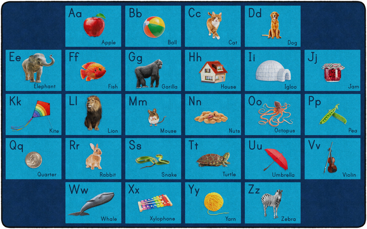 Photo Alphabet Phonics Classroom Rug, view 4