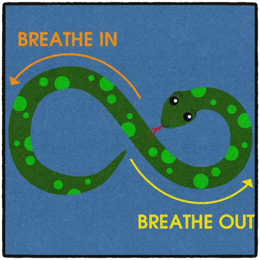 Figure Eight Breathing Snake Mindfulness Rug