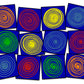 Circles Carpet Seating Squares Set, view 6
