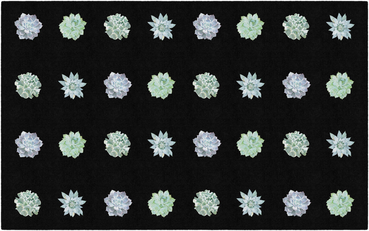 Succulent Criss Cross Seating Rug, view 5