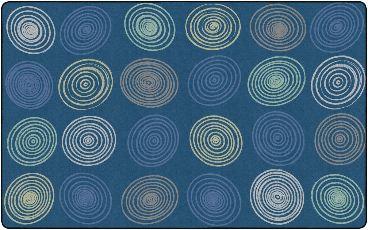 Calming Circles Classroom Seating Rug