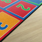 Number Rows Classroom Seating Rug, view 5