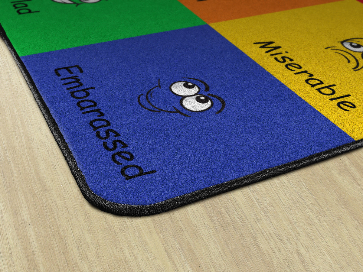 Feelings Words Classroom Seating Rug, view 3