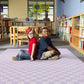 Calming Checkerboard Classroom Rug, view 5