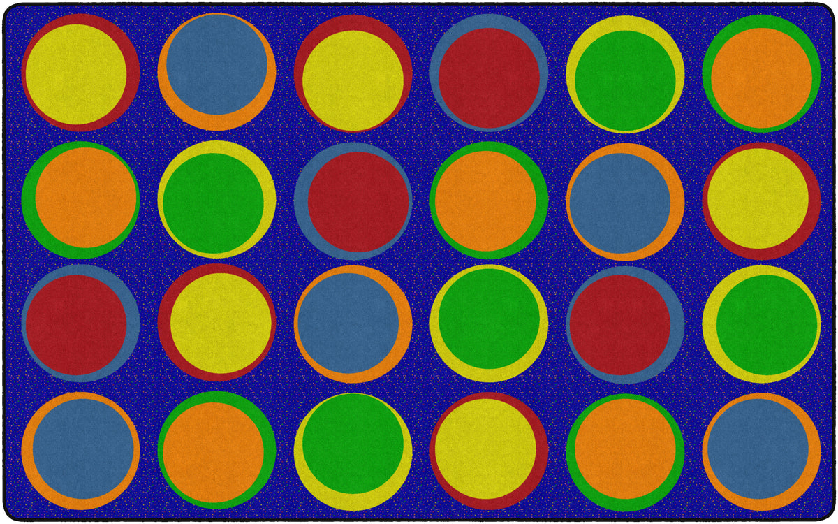 Sitting Spots Classroom Seating Rug, view 6