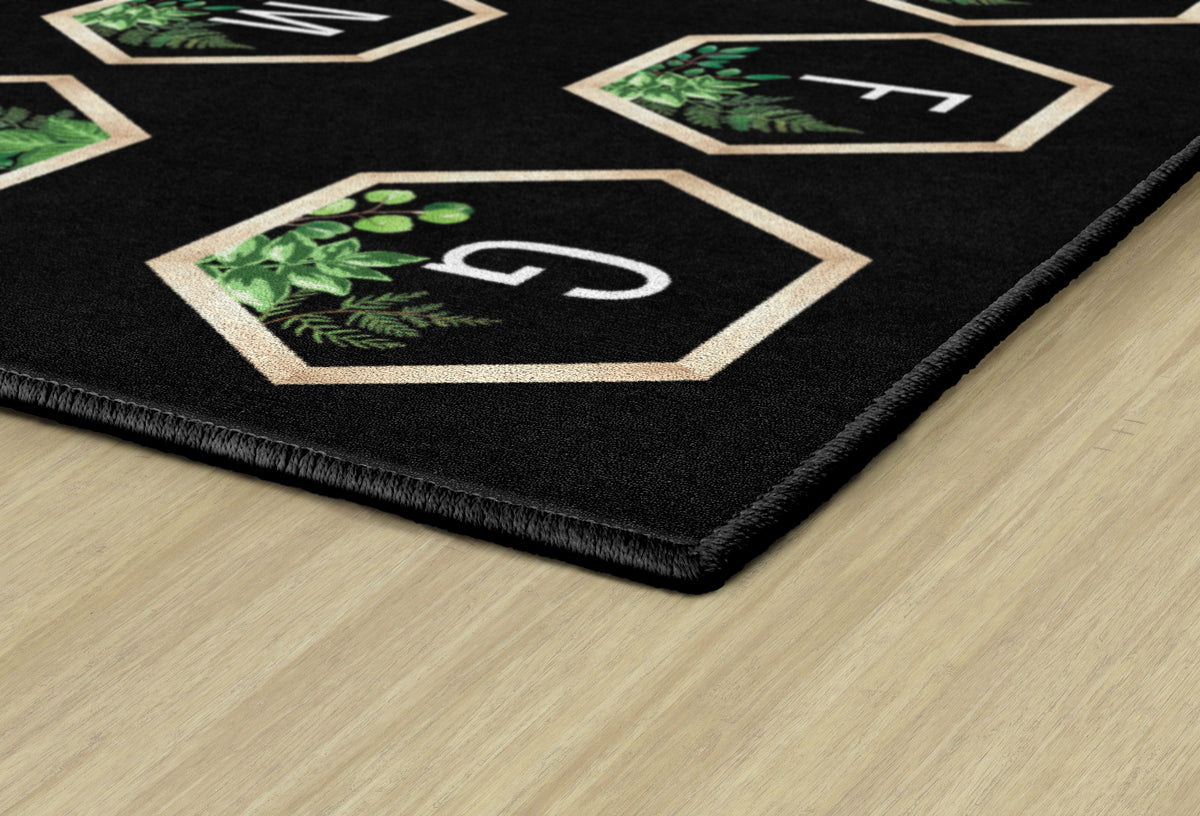 Boho ABC Seating Spots Classroom Rug, view 4