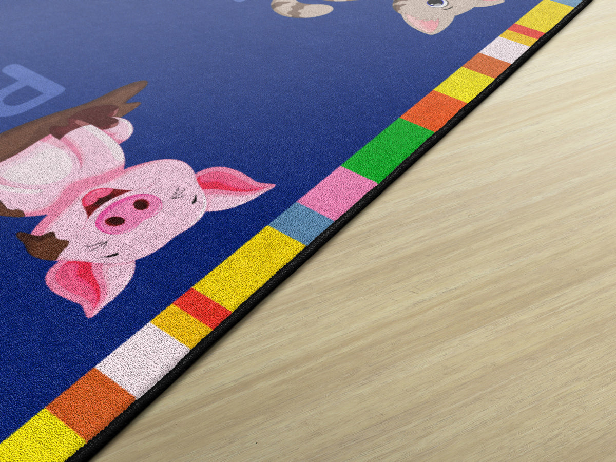 Learning to Read Picture Word Classroom Rug, view 5