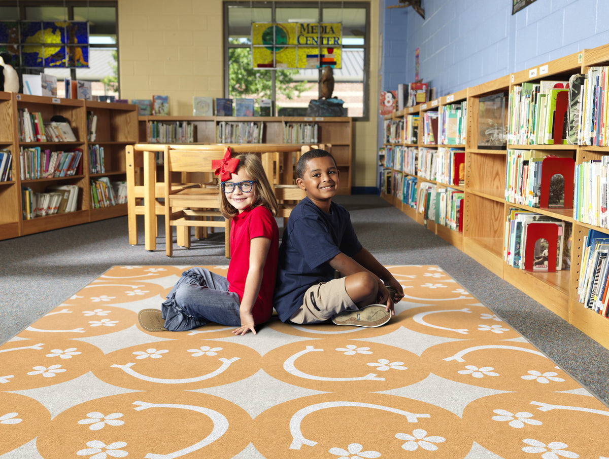 Happy Faces Classroom Rug, view 6
