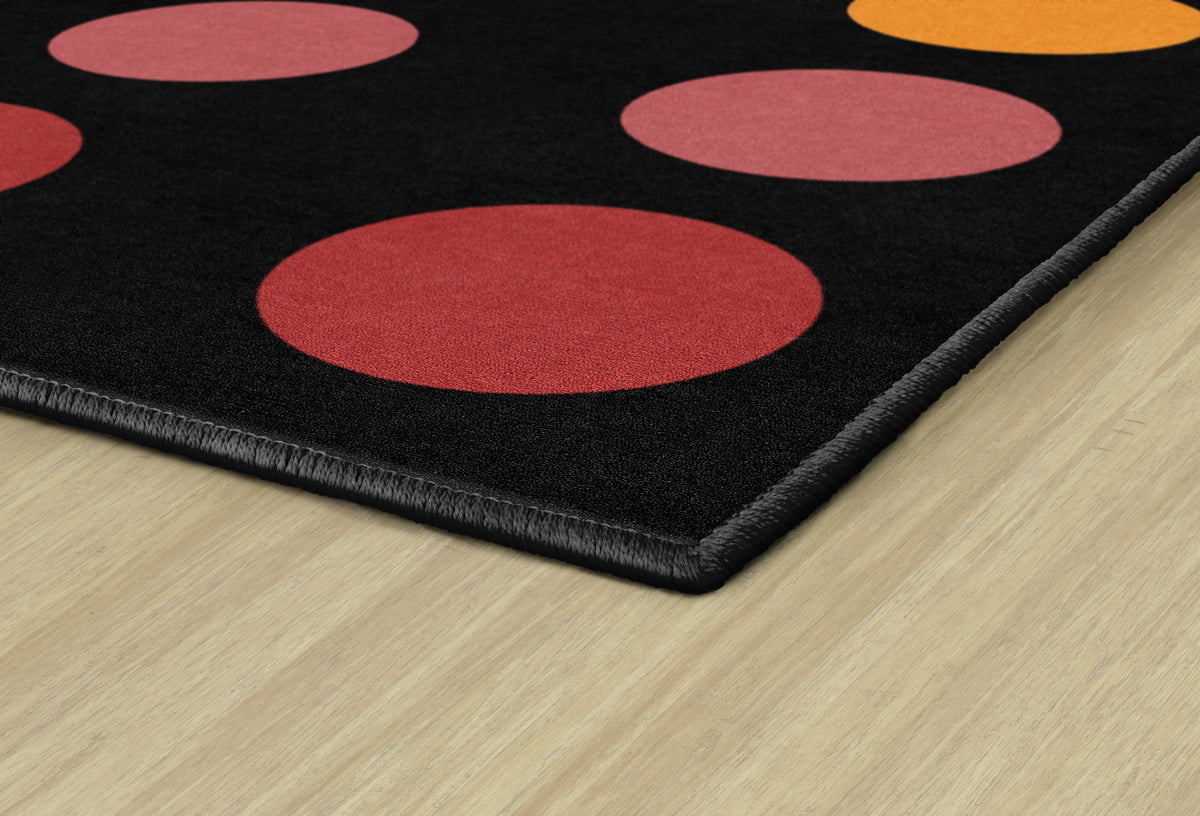 Rainbow Spots Criss Cross Seating Rug, view 4