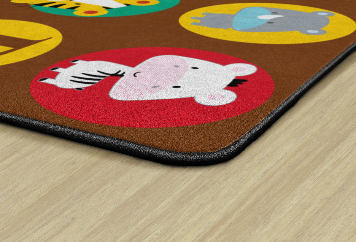 ABC and 123 Animals Seating Rug, view 3