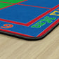 Sitting Grid ABC & 123 Classroom Seating Rug, view 2