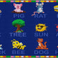 Learning to Read Picture Word Classroom Rug, view 4