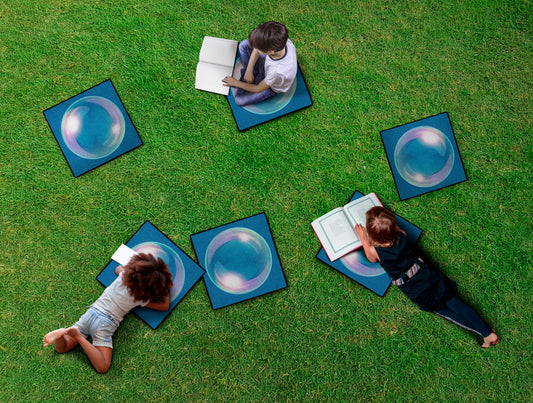 Bubble Seating Squares for Personal Space, view 2