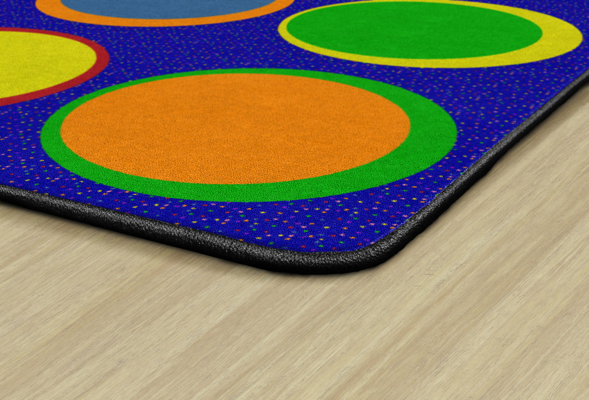 Sitting Spots Classroom Seating Rug, view 3