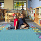 Smiley Alphabet Classroom Rug, view 2