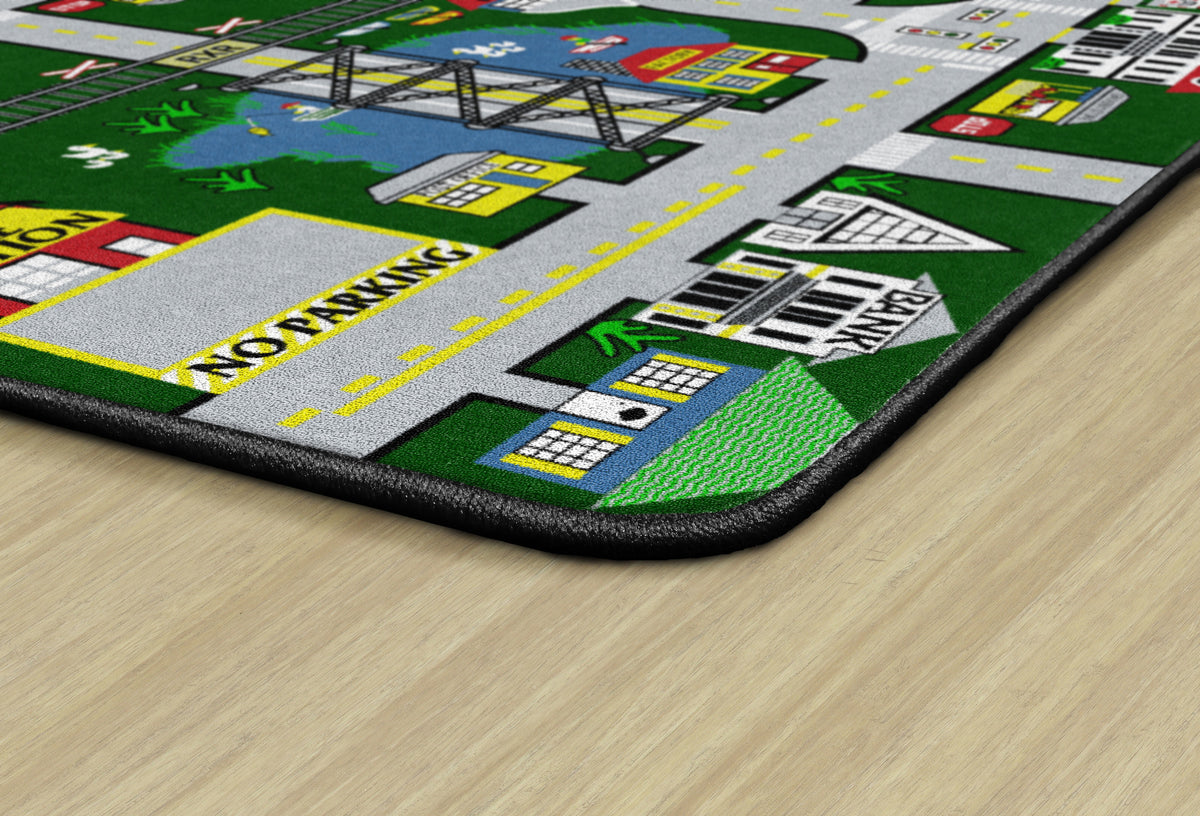 Town Roads Community Activity Rug