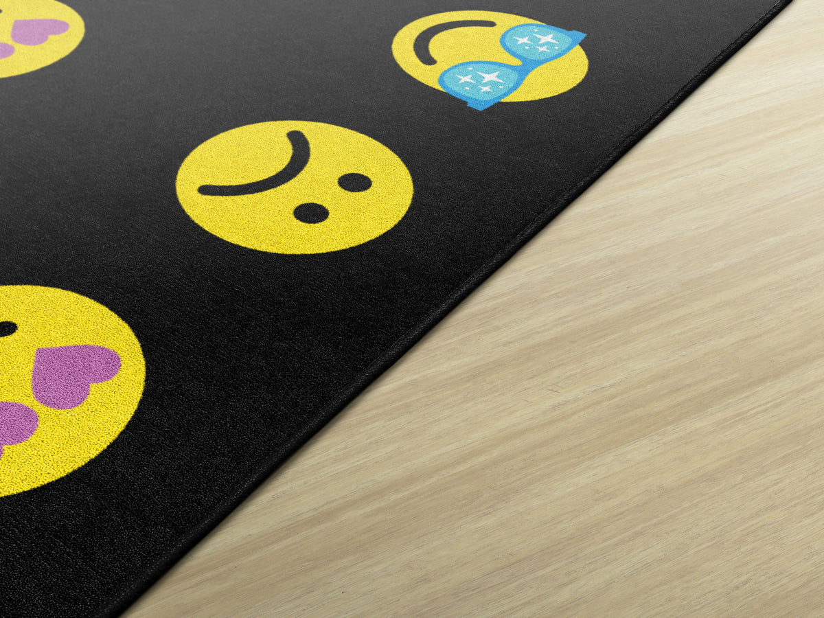 Happy Faces Criss Cross Seating Rug, view 2
