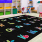 Alphabet Pictures Criss Cross Seating Rug, view 2