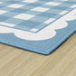 Gingham Calm Classroom Rug, view 3