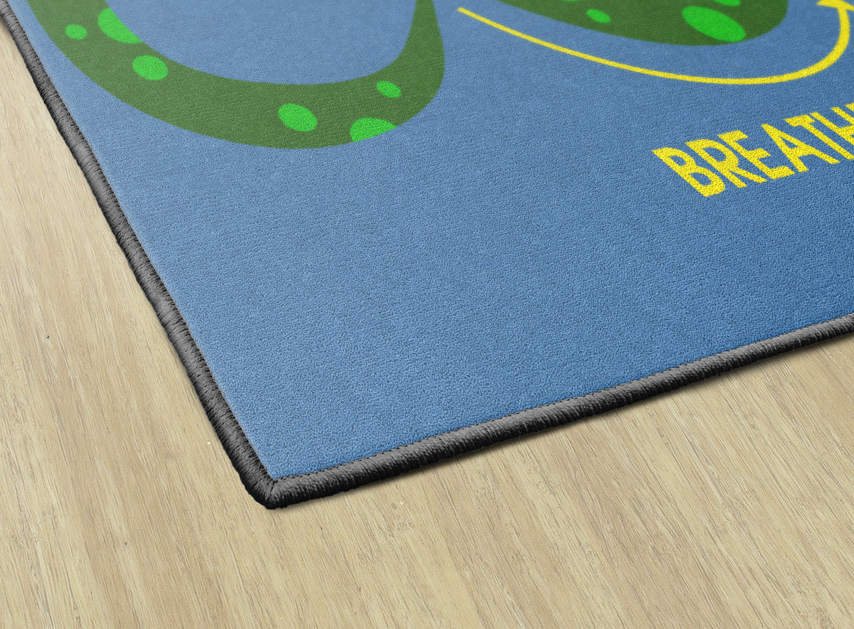 Figure Eight Breathing Snake Mindfulness Rug, view 5
