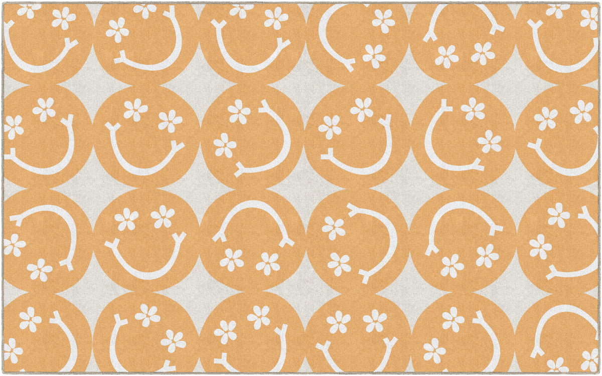 Happy Faces Classroom Rug