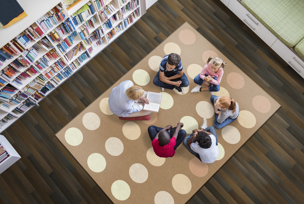 Neutral Criss Cross Seating Rug, view 2