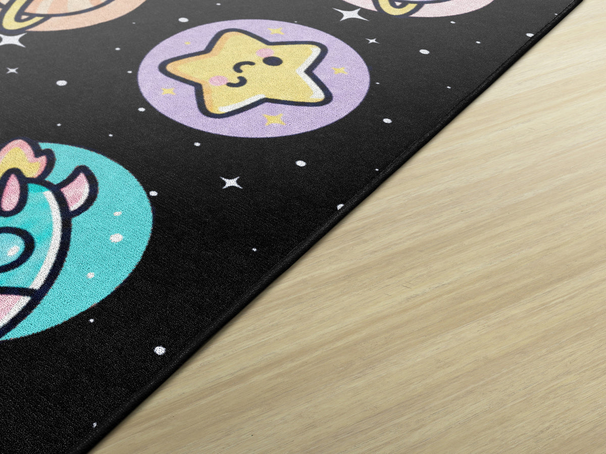 Cosmic Space Classroom Seating Rug, view 2