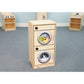 Let's Play Toddler Washer/Dryer - Natural