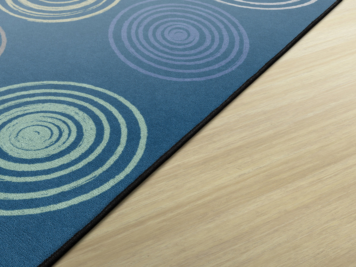 Calming Circles Classroom Seating Rug, view 3