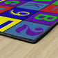 Alphabet & Number Jumble Washable Rug, view 4