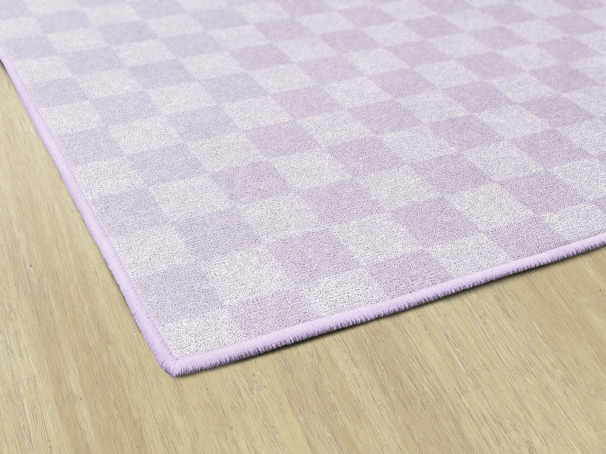 Calming Checkerboard Classroom Rug, view 4