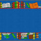 Calming Blue Bookworm Reading Rug, view 4