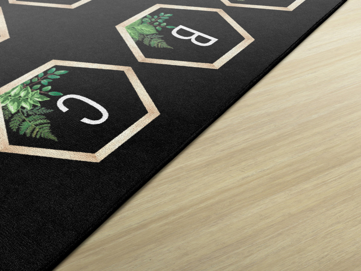 Boho ABC Seating Spots Classroom Rug, view 3