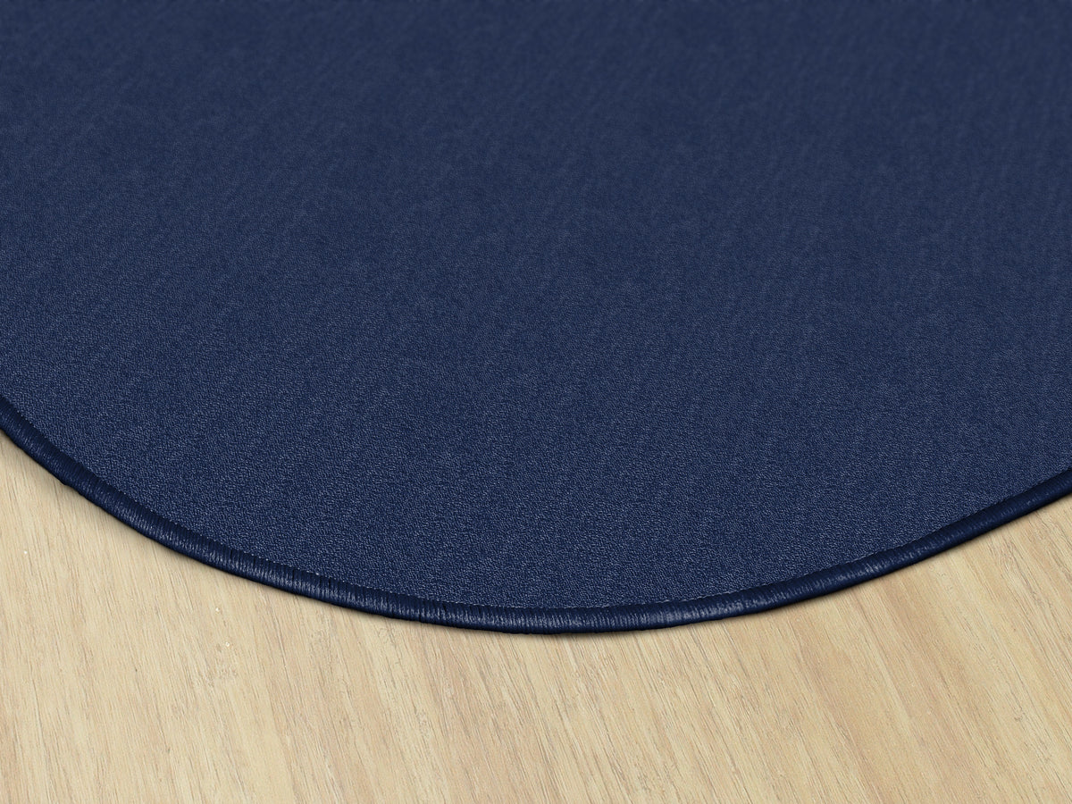 Solid Color Classroom Rug – Classic, Round & Oval, view 2