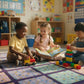 Pastel Star Seating Squares Classroom Rug, view 3