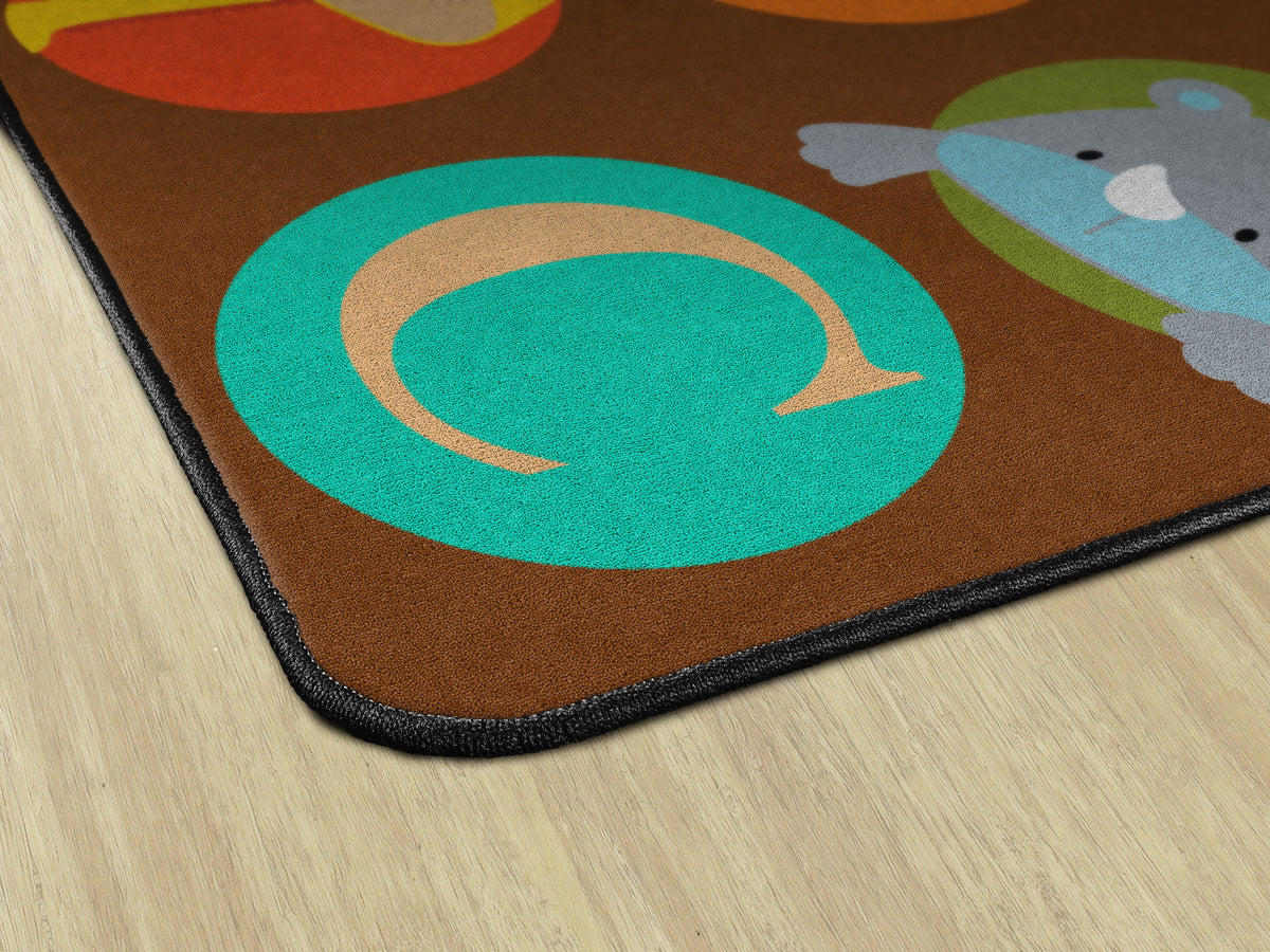 ABC and 123 Animals Seating Rug, view 4