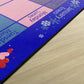 Bilingual Monthly Calendar Seating Rug, view 5