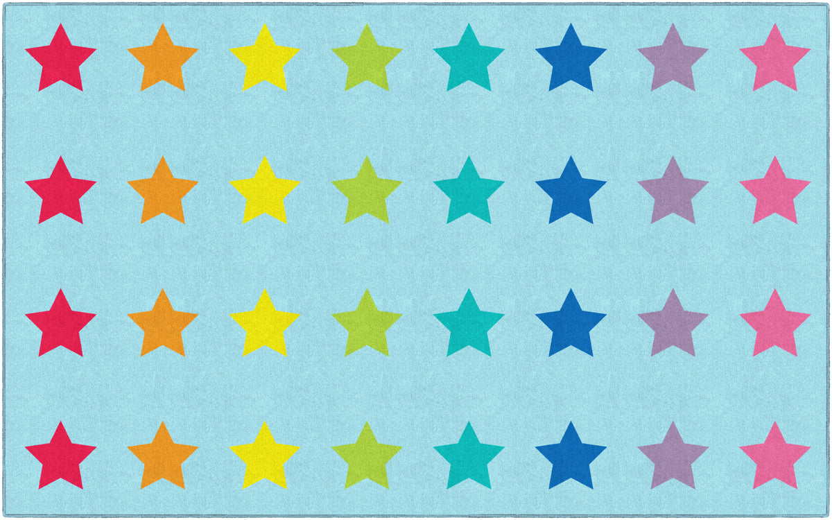 Twinkle Twinkle Stars Criss Cross Seating Rug