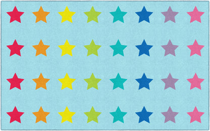 Twinkle Twinkle Stars Criss Cross Seating Rug