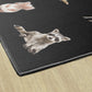 Woodland Animals Criss Cross Seating Rug, view 4