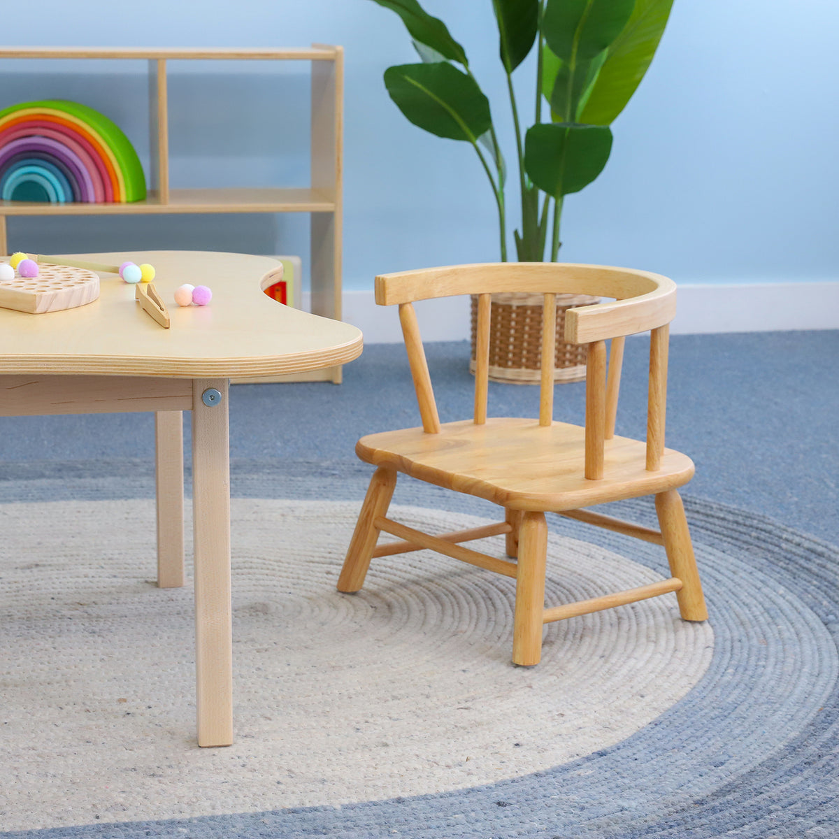 Bentwood Back Maple Toddler Chair 7H